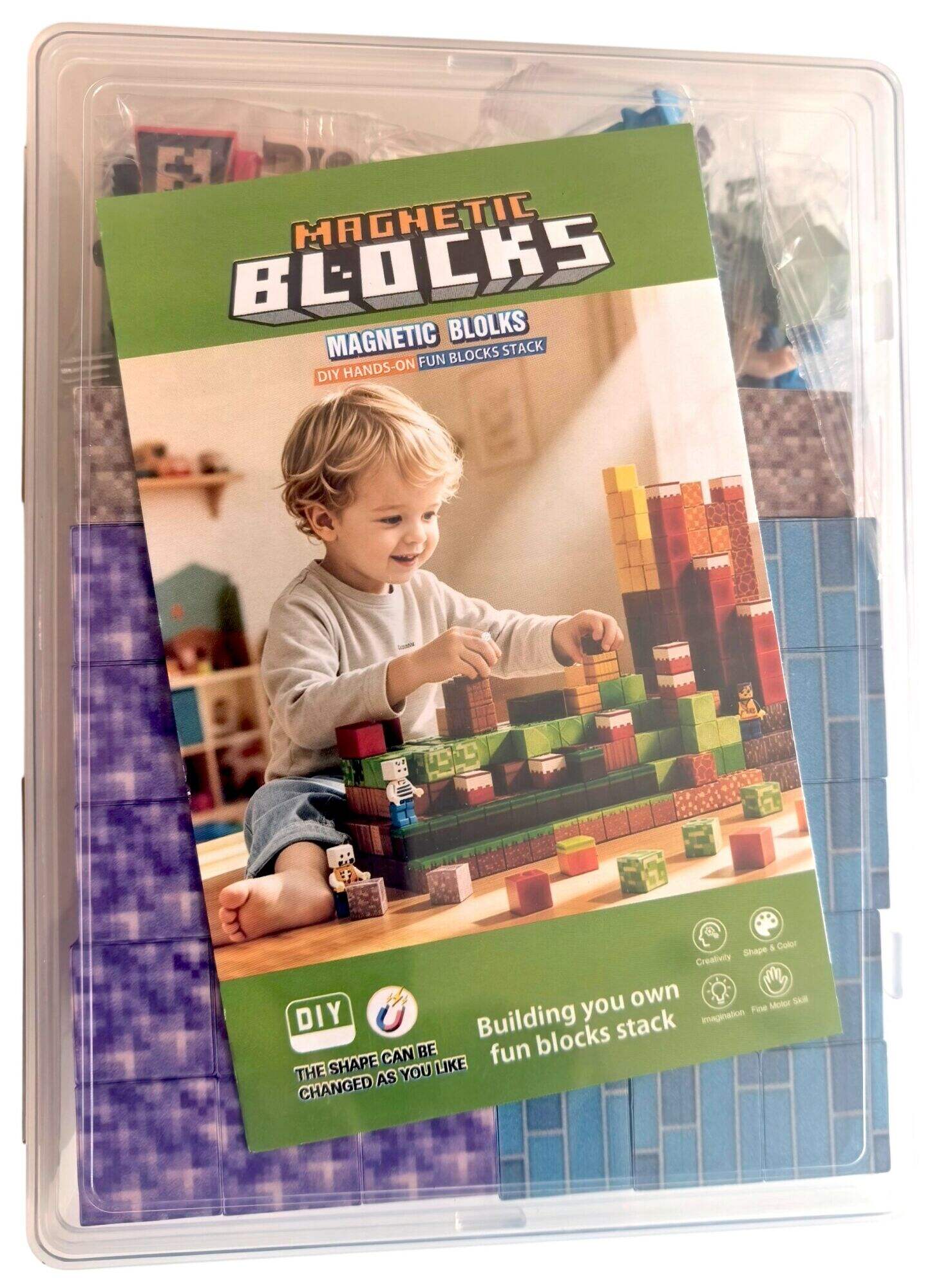 BLOQUE DE CONSTRUCCION MAGNETICO HE200 x200pcs 72u