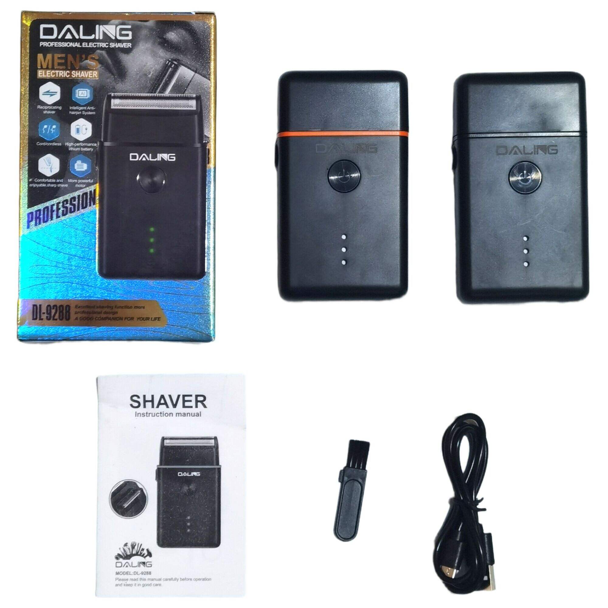 AFEITADOR ELECTRICA DALING DL-9288 RECARGABLE 80u