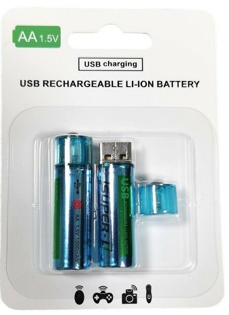PILA AA USB RECARGABLE 200u