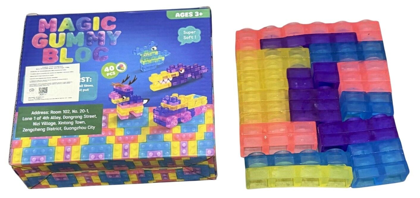 BLOQUES DE CONSTRUCCION SILICONA BLANDO 36u