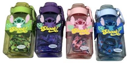 BOTELLA DE AGUA STITCH PLASTICO 750ml 80u
