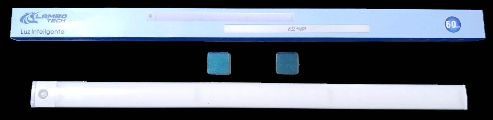 BARRA LUZ INTELIGENTE CON SENSOR 60cm RECARGABLE USB LAMBO TECH C-K1127 100u