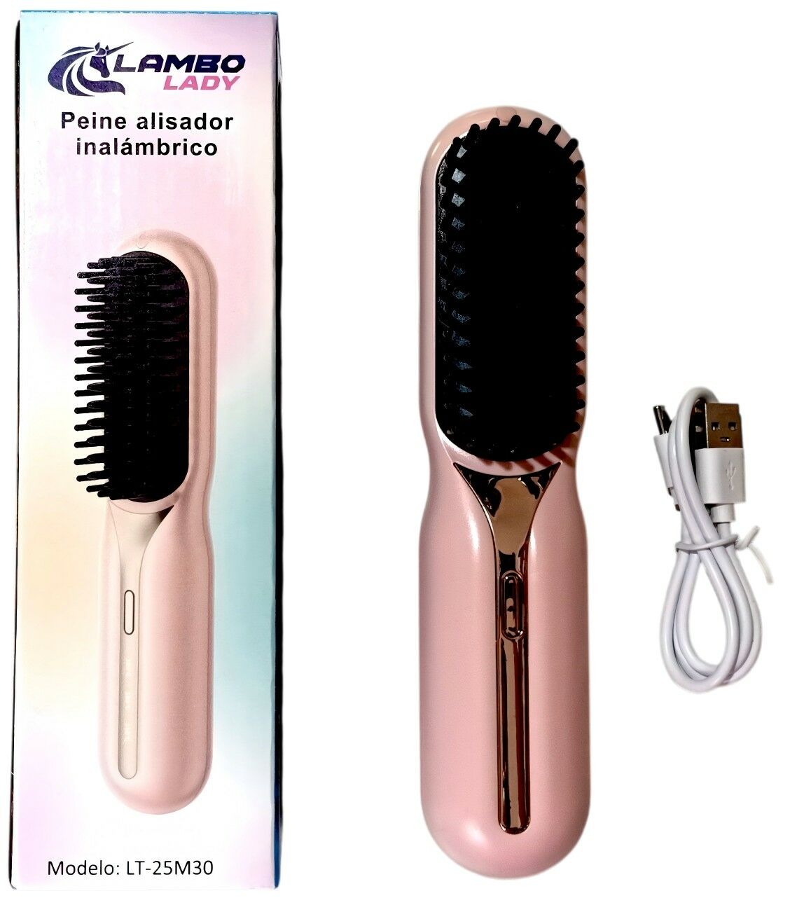 CEPILLO ALIDADOR ELECTRICO INALAMBRICO RECARGABLE LAMBO LADY LT-25M30 80u