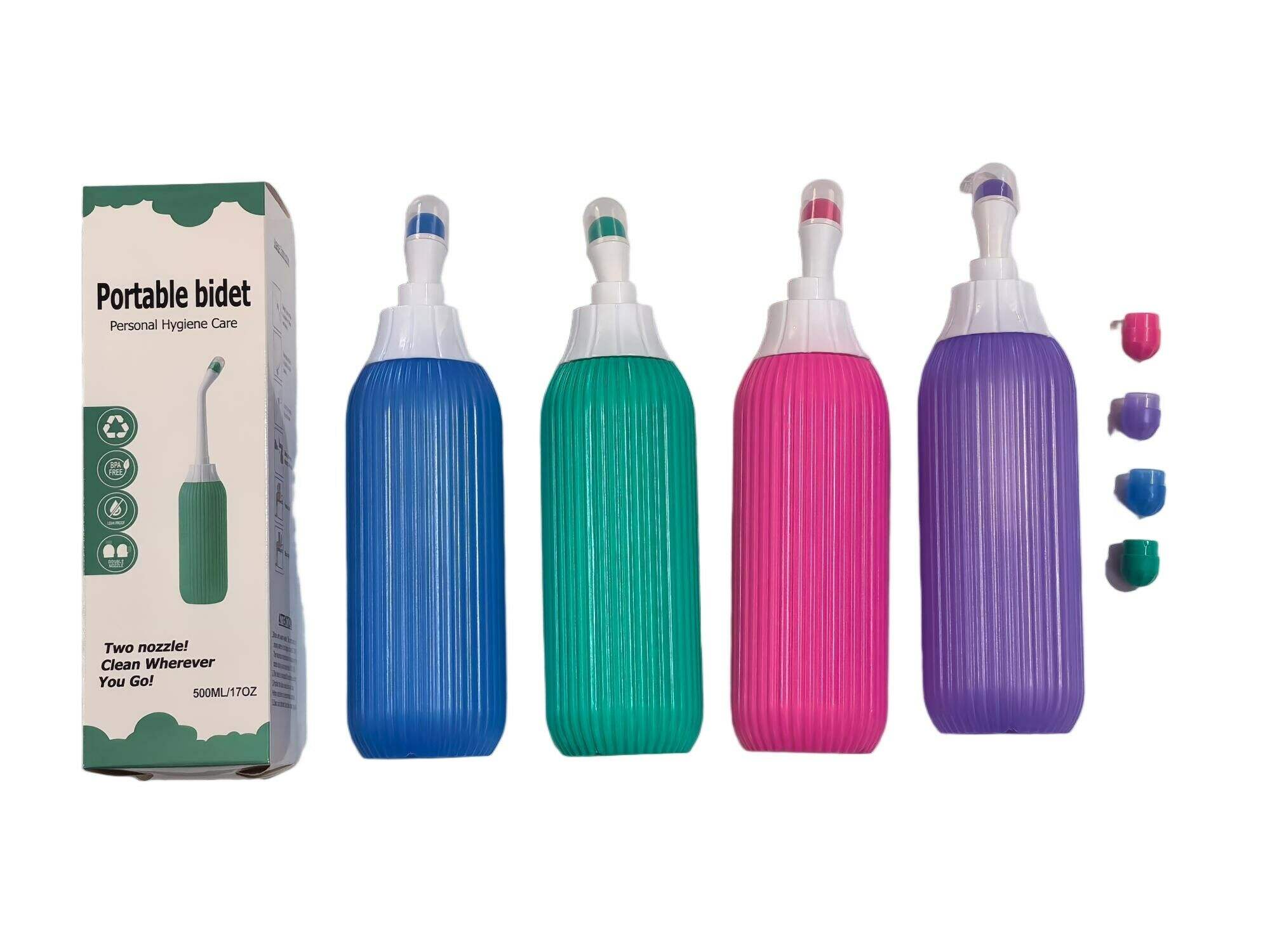 BIDET DE VIAJE PORTATIL 500ML 100u