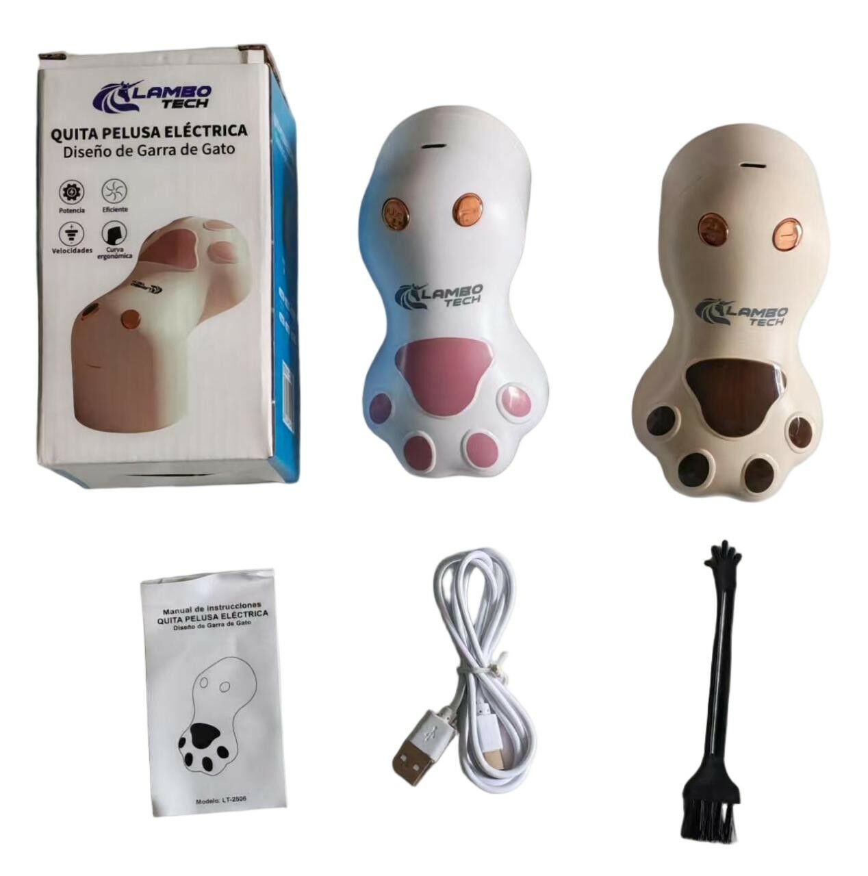 QUITAPELUSA RECARGABLE USB LAMBO TECH 100u