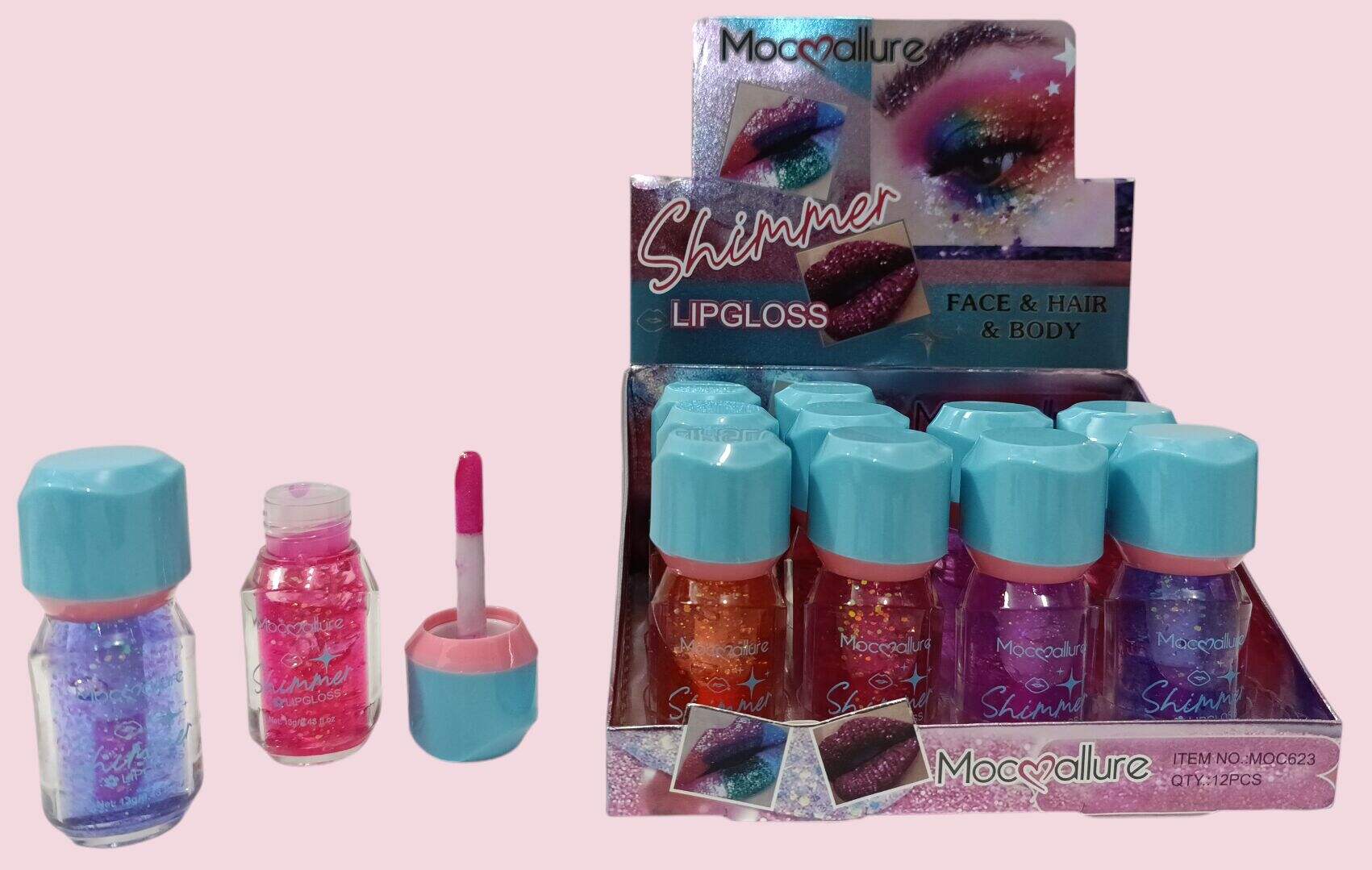 BRILLO LABIAL CON GLITTER MOC623 MOCOALLURE 960u