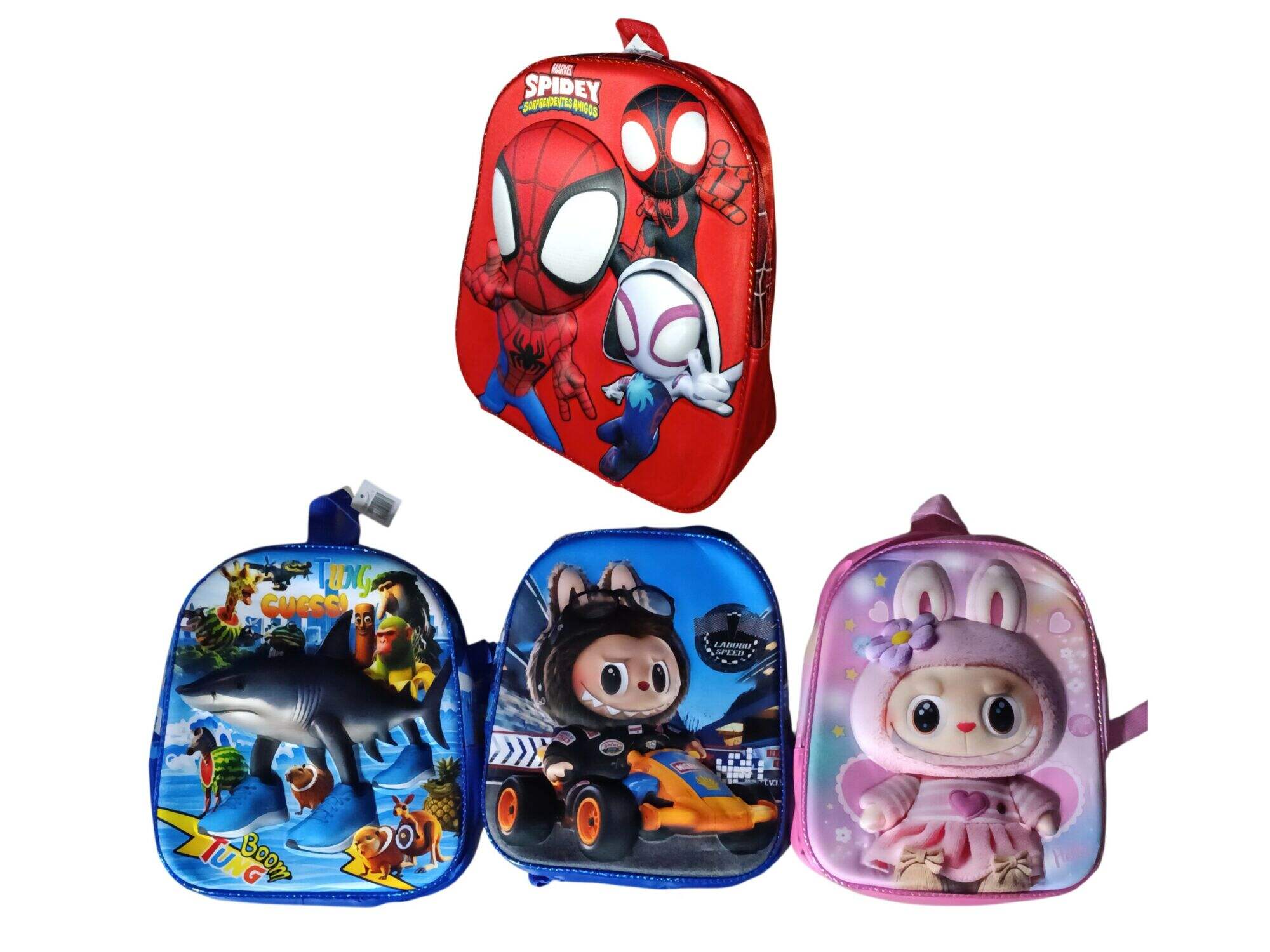 MOCHILA 12 1 CIERRE 3D PERSONAJE 240u