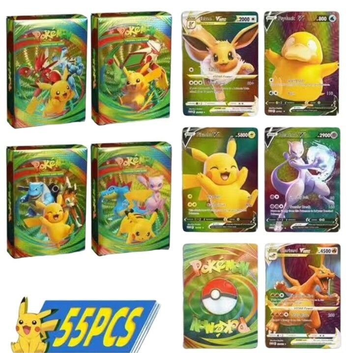 JUEGO DE CARTAS POKEMON x55pcs MULTICOLOR 200u