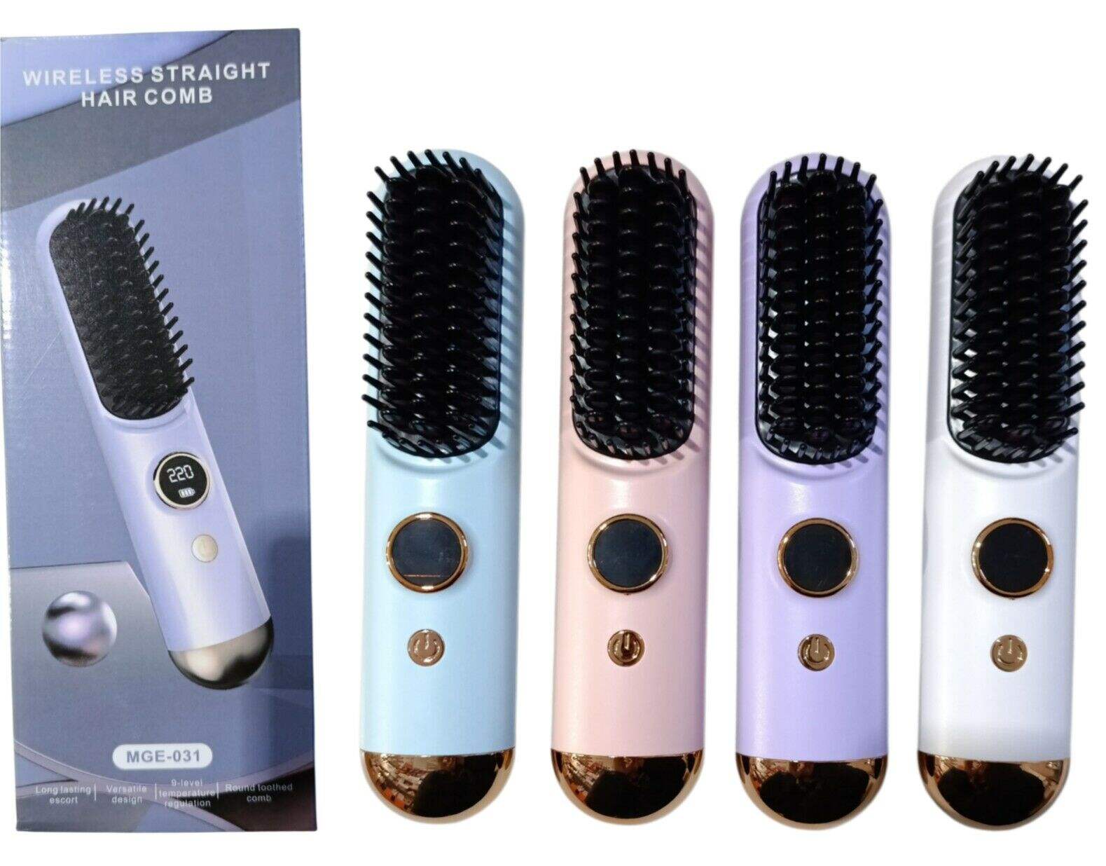 CEPILLO ALISADOR DE PELO MGE-031 RECARGABLE 60u