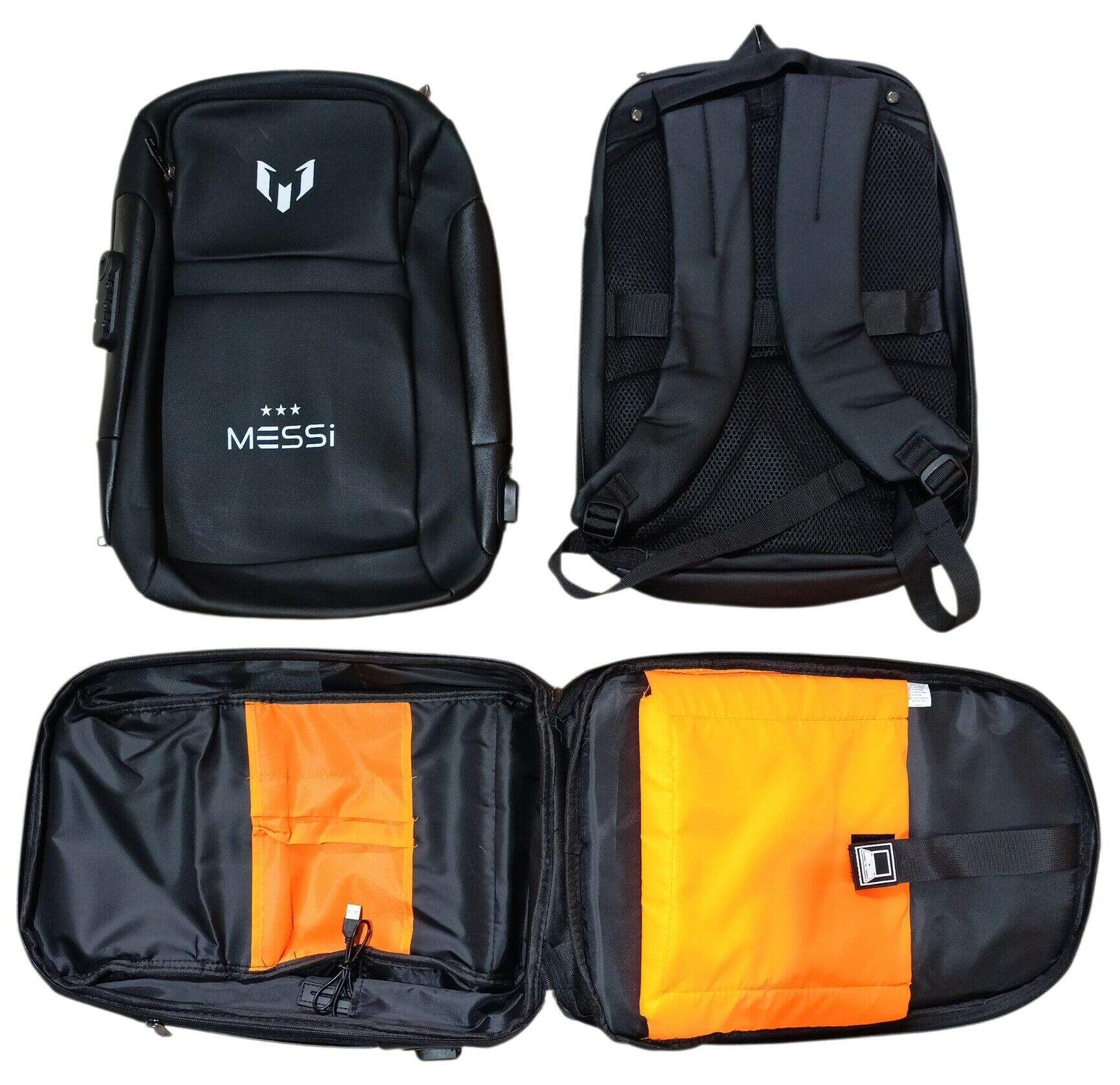 MOCHILA 18 CUERINA IMPEMEABLE MESSI 3MODELOS 60u