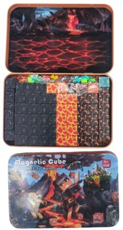 BLOQUES MAGNETICOS BZ96-2BT MAGNETIC CUBE CAJA METALICA x60pcs 96u
