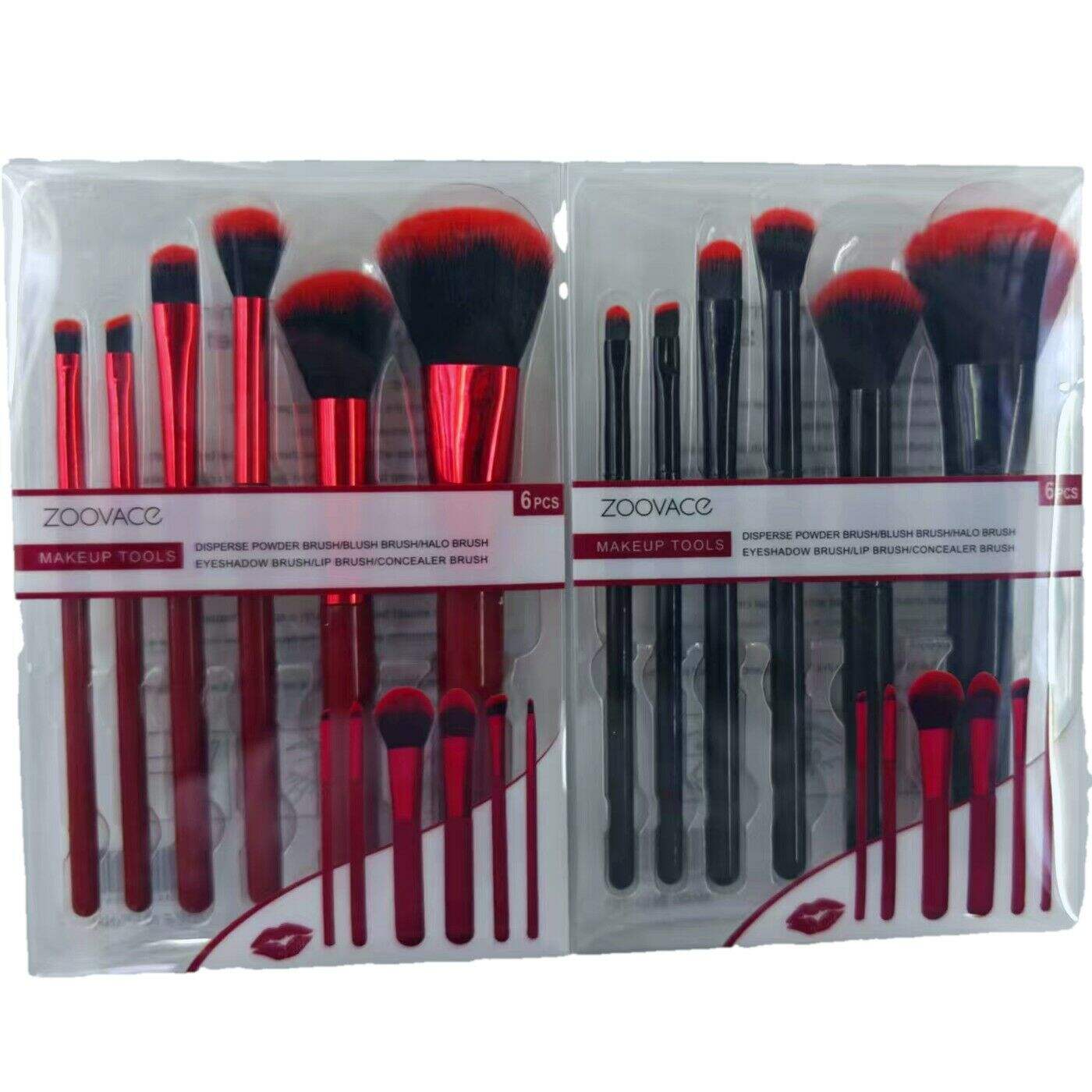 KIT DE BROCHAS PARA MAQUILLAJE *6pcs ZOOVACE  360u