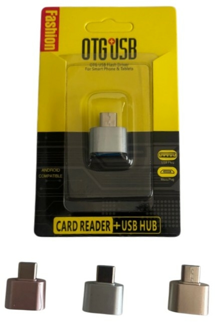 ADAPTADOR OTG USB-TipoC corto 1000u