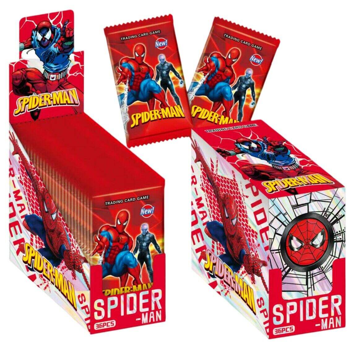 JUEGO DE CARTAS SPIDER MAN KK4407 DORADA x36pcs en CAJA 72u