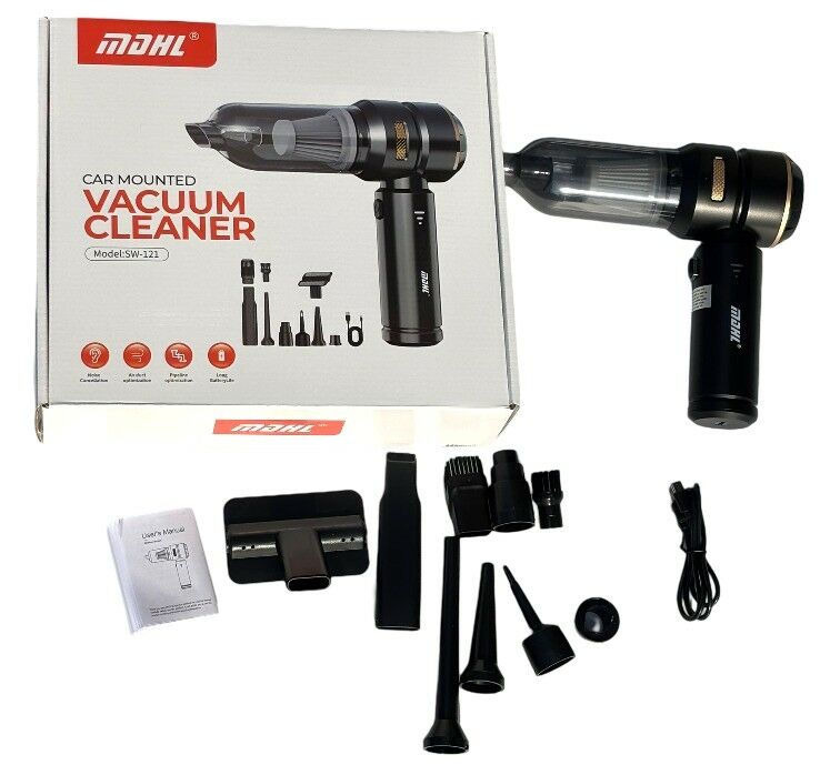 ASPIRADORA DE MANO INALAMBRICA MDHL SW-121 PORTATIL RECARGABLE 20u