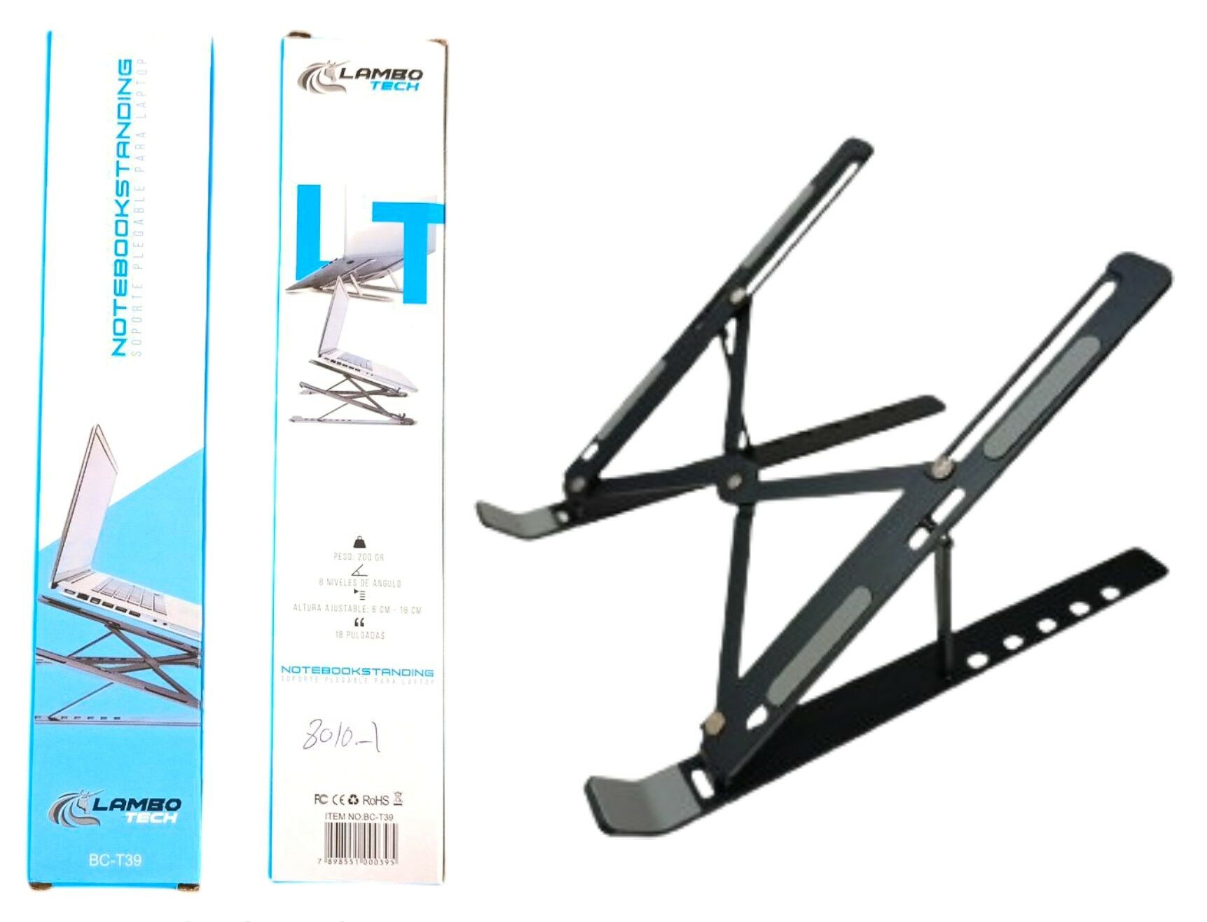 SOPORTE PARA LAPTOP METAL LAMBO TECH LT-2485 100u