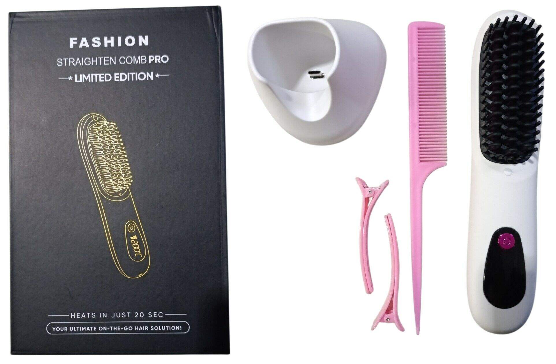 CEPILLO ALISADOR DE PELO RECARGABLE 40u