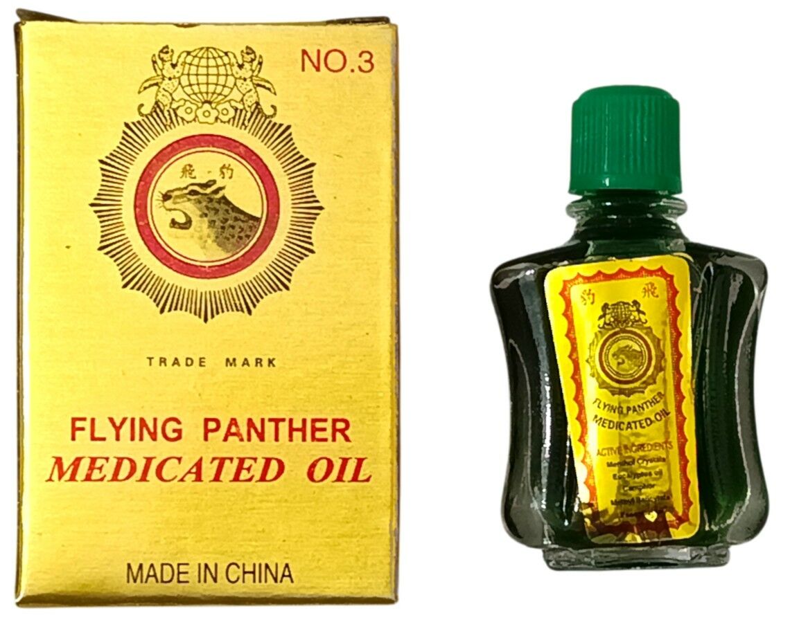 ACEITE VERDE MENTOL FYING PANTHER ALIVIA DOLOR ARTICULAR MUSCULAR 600u