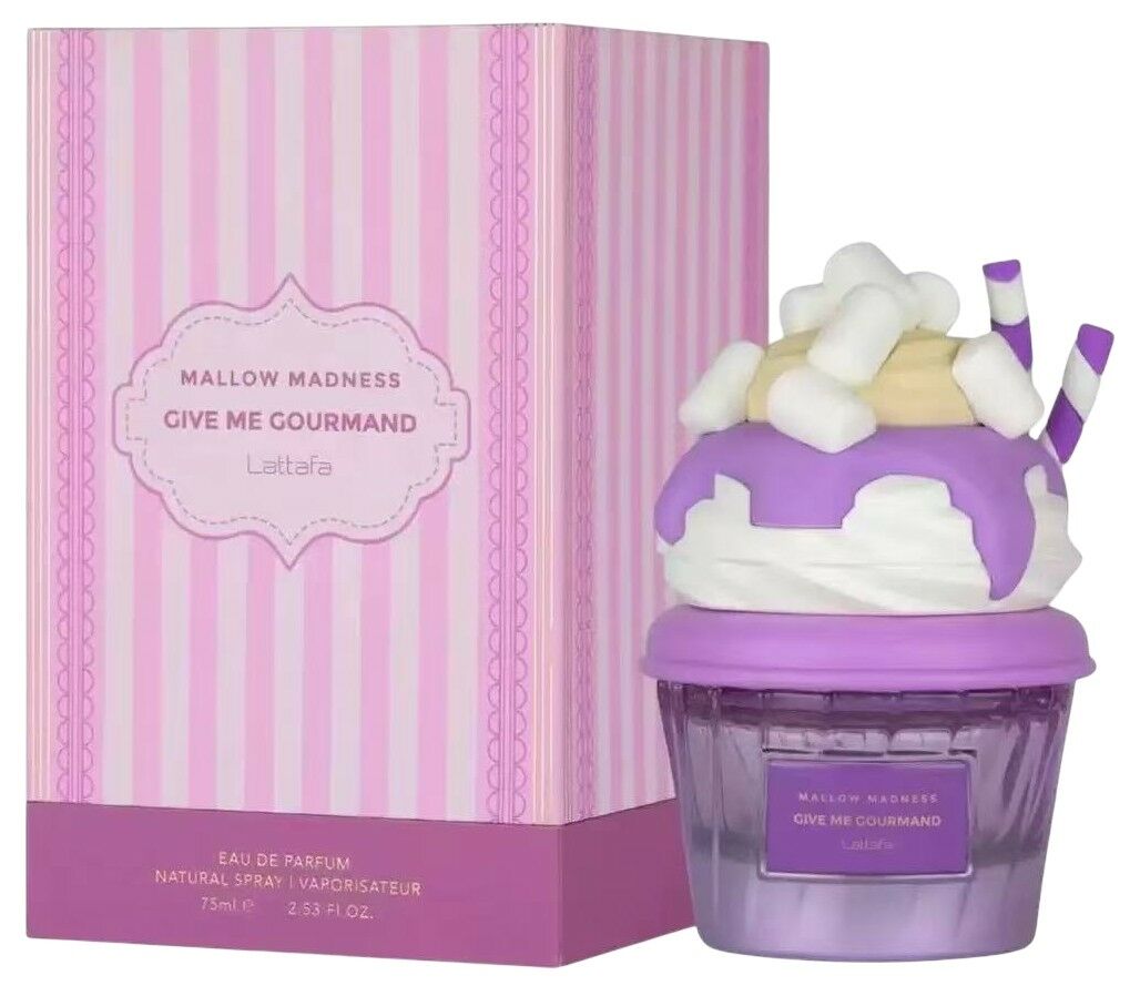 PERFUME MALLOW MADNESS GIVE ME GOURMAND LATTAFA violeta 75ml 48u