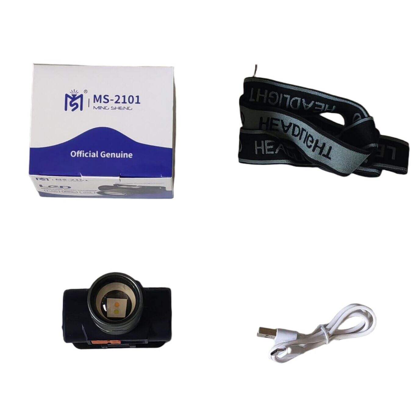 LINTERNA MINERO RECARGABLE USB MING SHENG MS-2101 120u