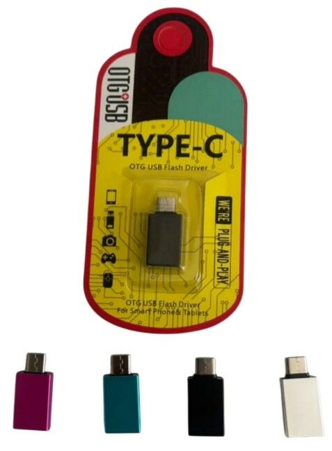 ADAPTADOR OTG USB-TipoC largo 1000u