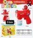 PISTOLA BURBUJERO c/LUCES  Y MUSICA M2-13 100ml SPIDERMAN 120u