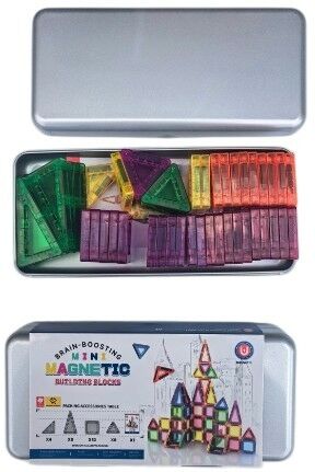 BLOQUE DE CONSTRUCCION MAGNETICO MINI MAGNETIC c/ESTUCHE JJ3752 x39pcs 144u