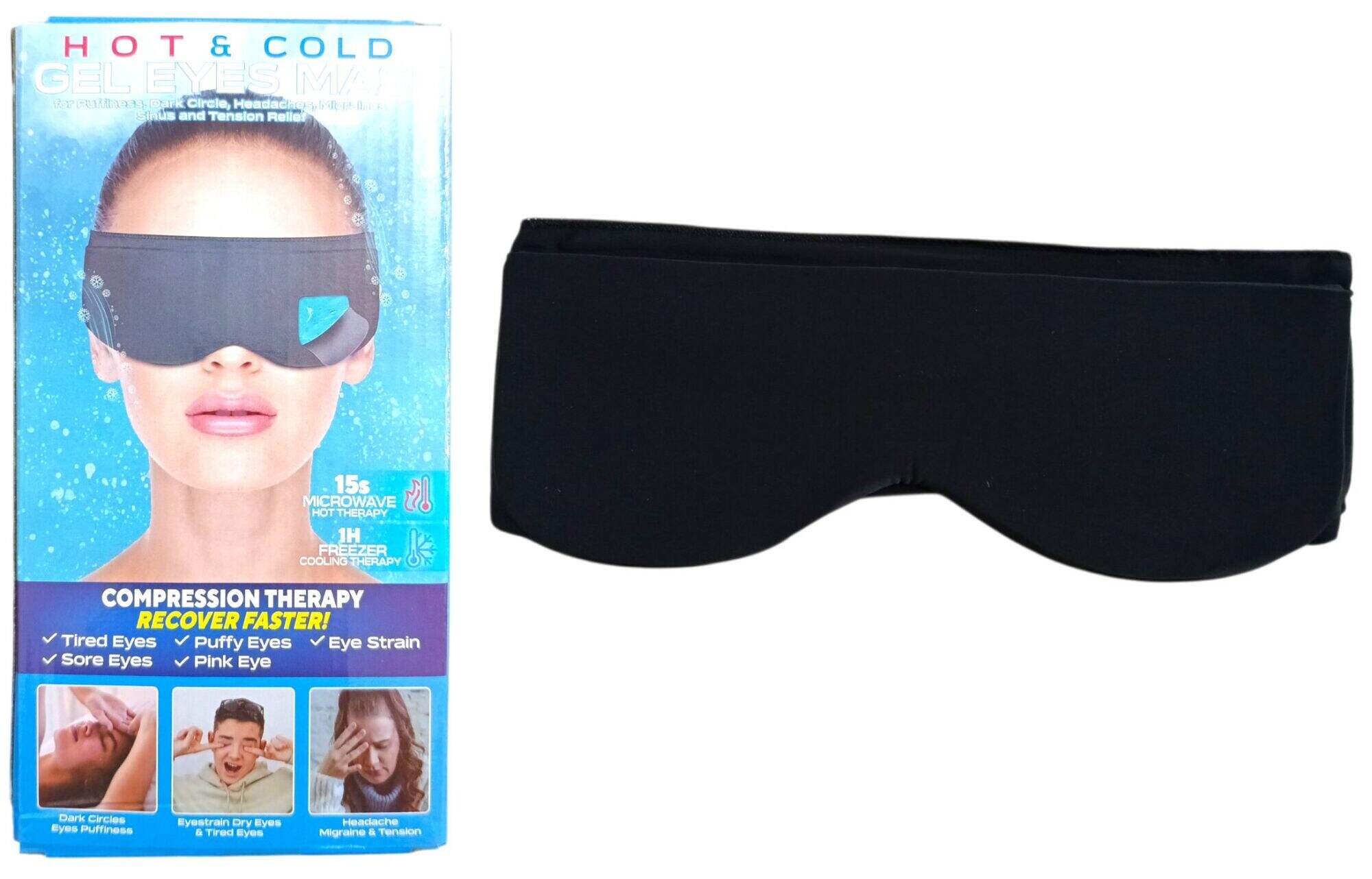 ANTIFAZ GEL FRIO Y CALOR ALIVIA MIGRAÑA OJERA RELAJANTE 100u