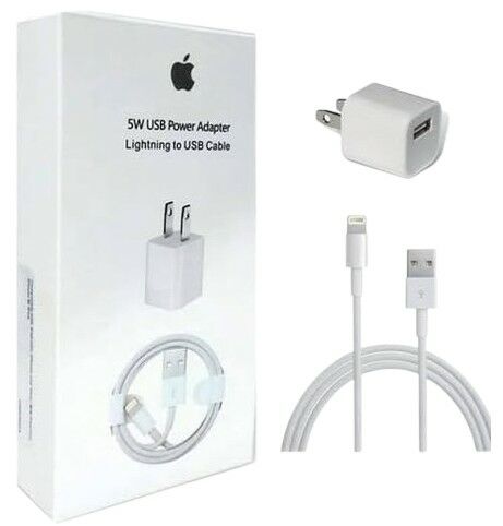 CARGADOR IPHONE CABEZAL+CABLE USB-Lightning 5w 500u