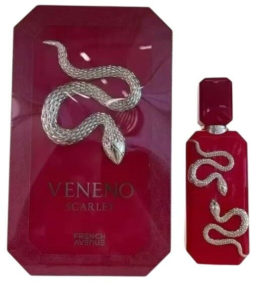 PERFUME FRENCH AVENUE SCARLET rojo 100ml 48u