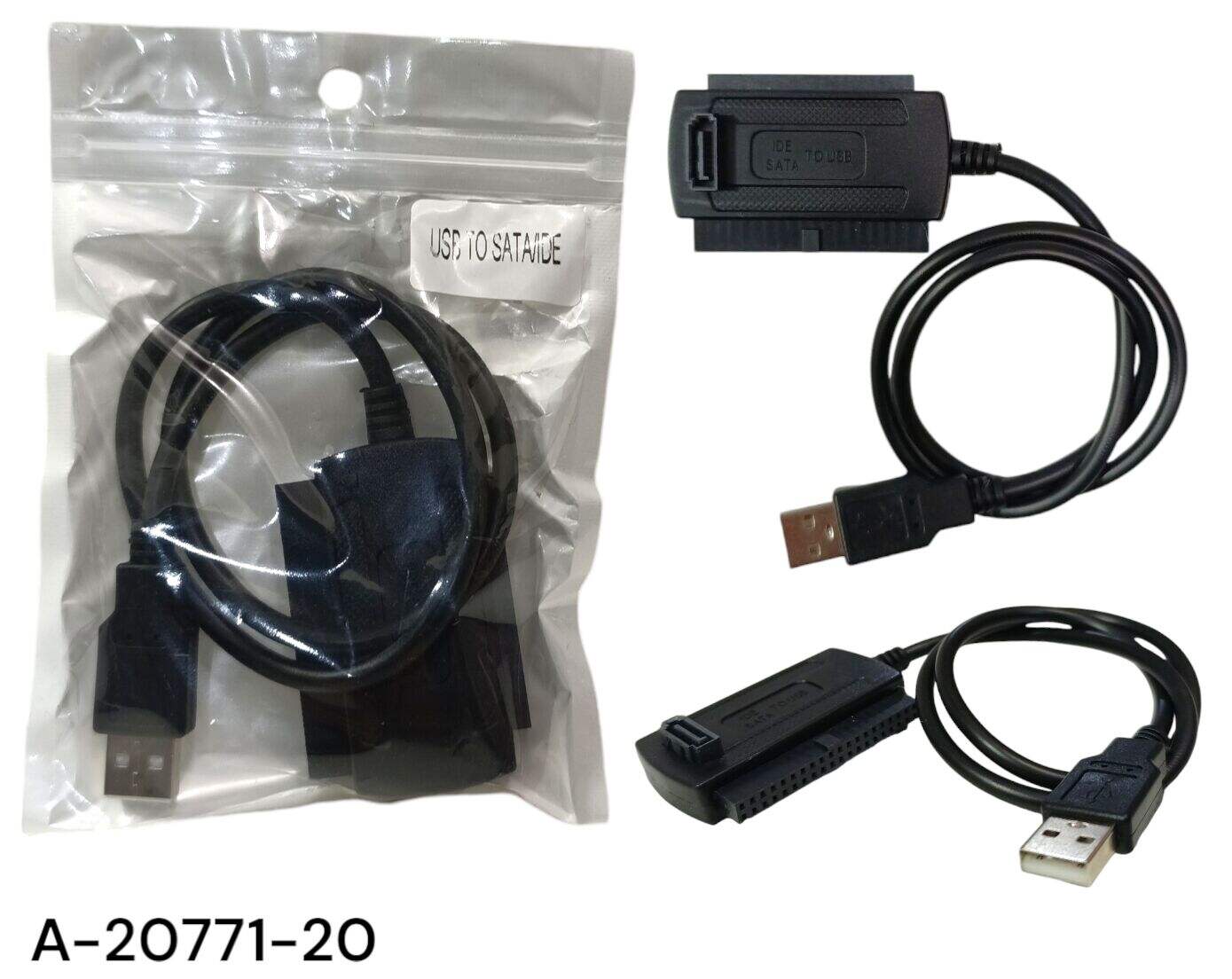 ADAPTADOR USB-SATA+IDE 200U