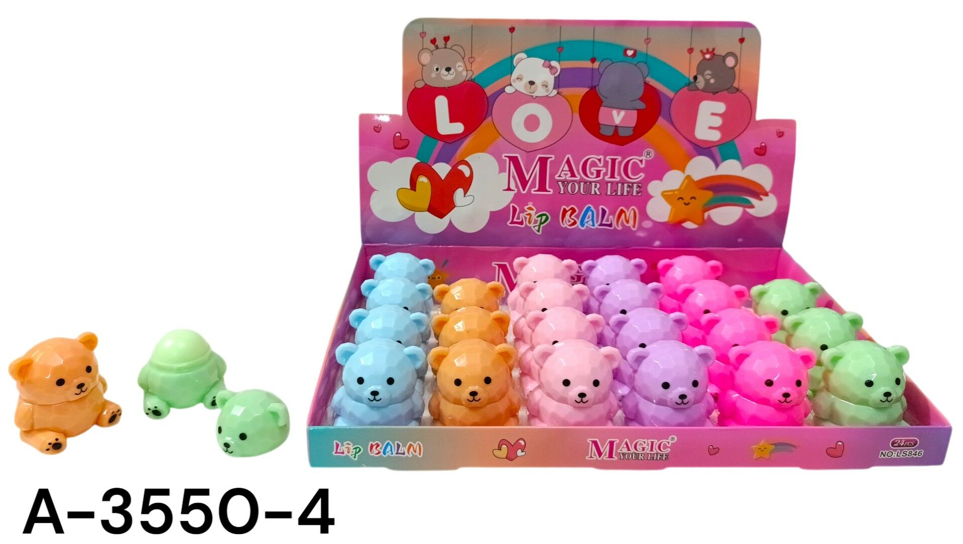 BALSAMO LABIAL 8531 OSO MAGIC YOUR LIFE 1440u