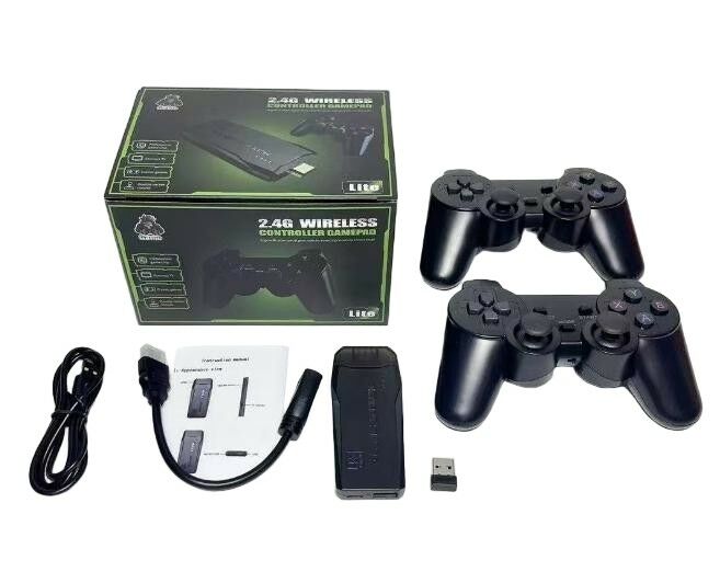CONSOLA GAME STICK LITE M8-4K ULTRA HD 2.4G c/2 JOYSTICK INALAMBRICO 50G 40u