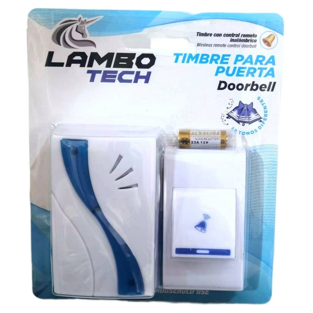 TIMBRE CON ENCHUFE INALAMBRICA LAMBO TECH 200u