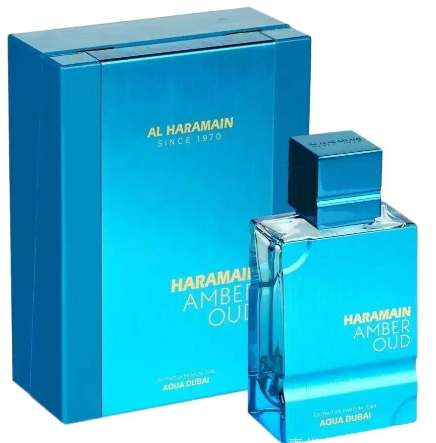 PERFUME AL HARAMAIN AMBER OUD AQUA DUBAI 100ml 48u