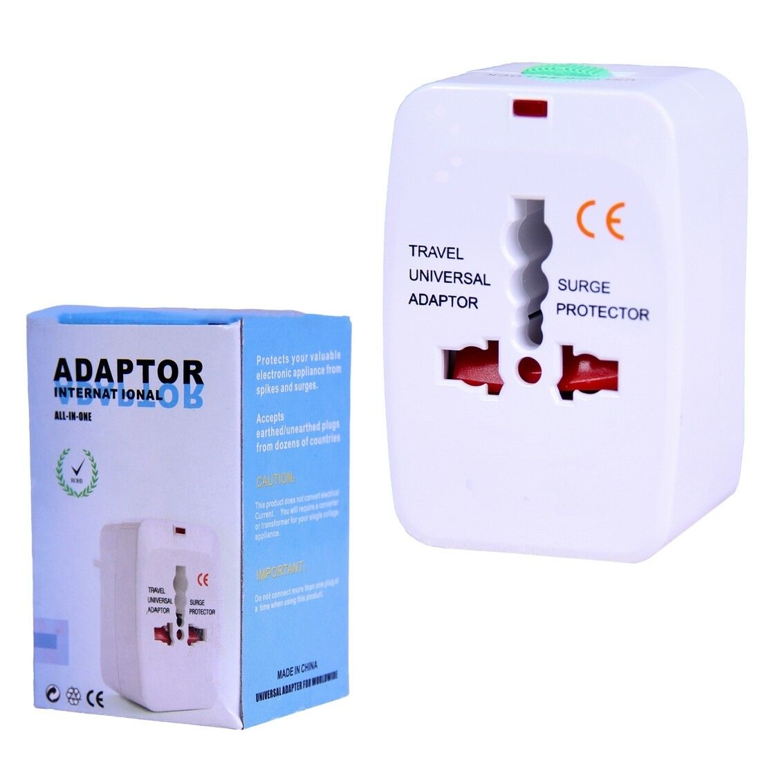 ADAPTADOR ENCHUFE UNIVERSAL VIAJERO LAMBO TECH LT-25E01 DESARMADO 200u