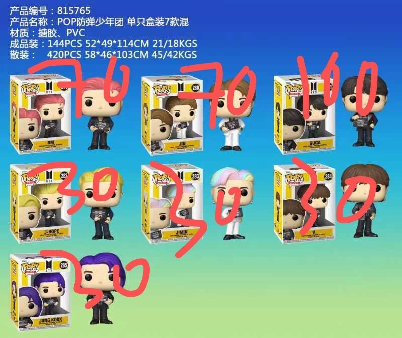 815765 FUNKO POP ´´BTS´´ 420U