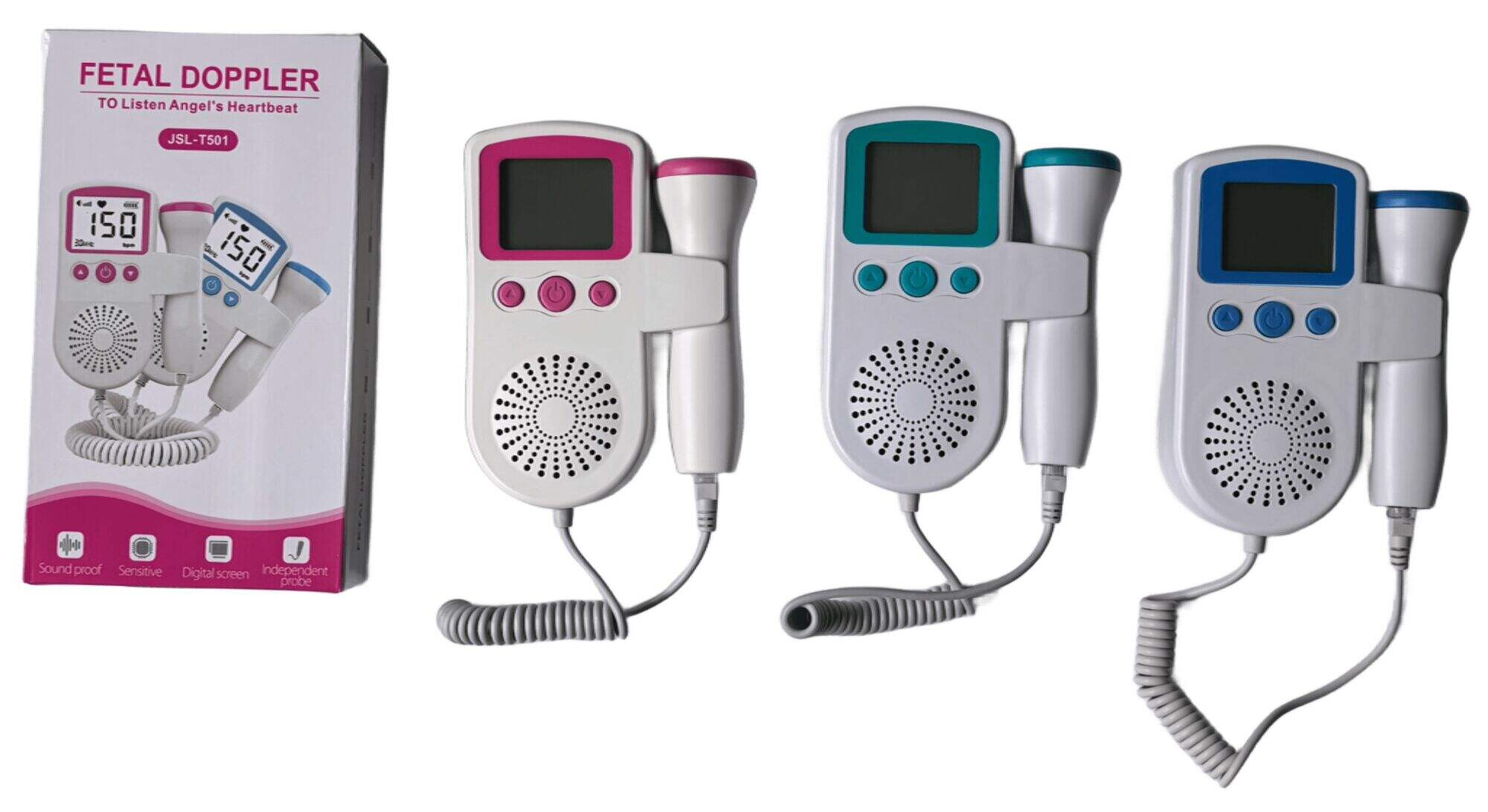 APARATO D/MONITOREO FETAL DETECCION CARDIACA JSL-T501 PORTATIL 60u
