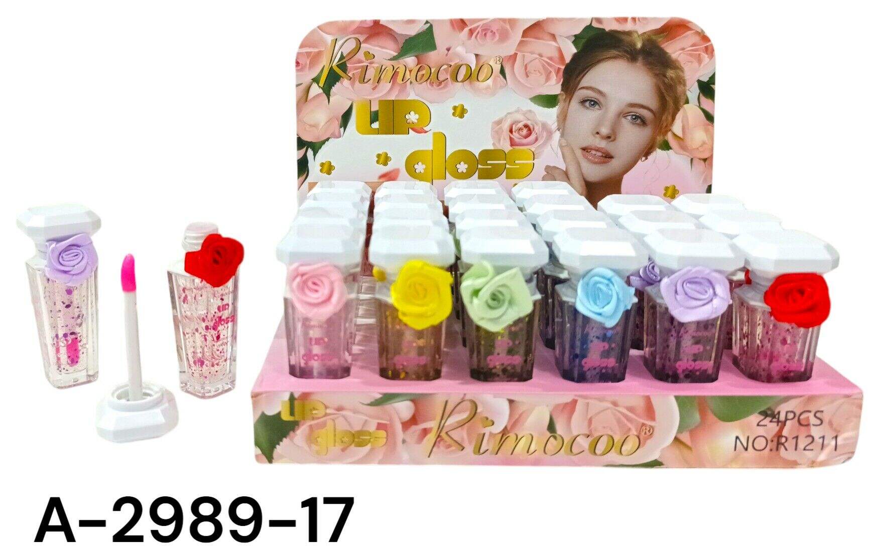 BRILLO LABIAL CON GLITTER R1211 RIMOCOO 1440u