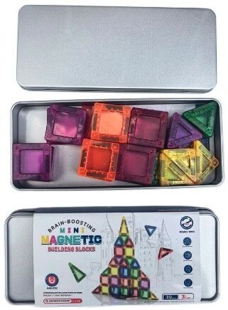 BLOQUE DE CONSTRUCCION MAGNETICO MINI MAGNETIC c/ESTUCHE JJ3753 x52pcs 120u