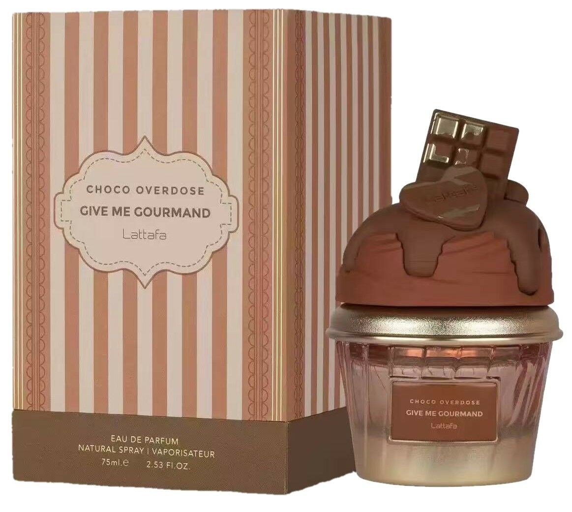PERFUME CHOCO OVERDOSE GIVE ME GOURMAND LATTAFA marron 75ml 48u