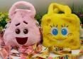 CARTERA BOB ESPONJA C/RELLENO 2 MODELOS 20cm 760u