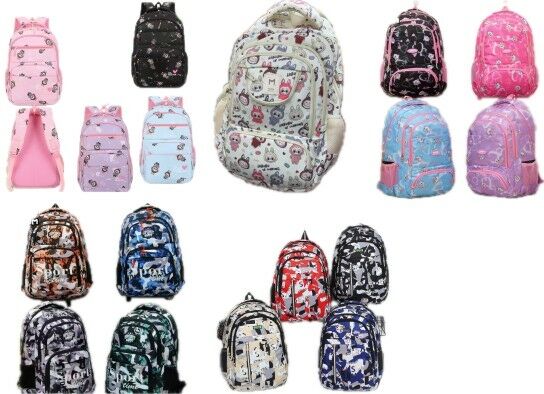 MOCHILA PERSONAJE VARIOS MODELOS SURTIDO 120u