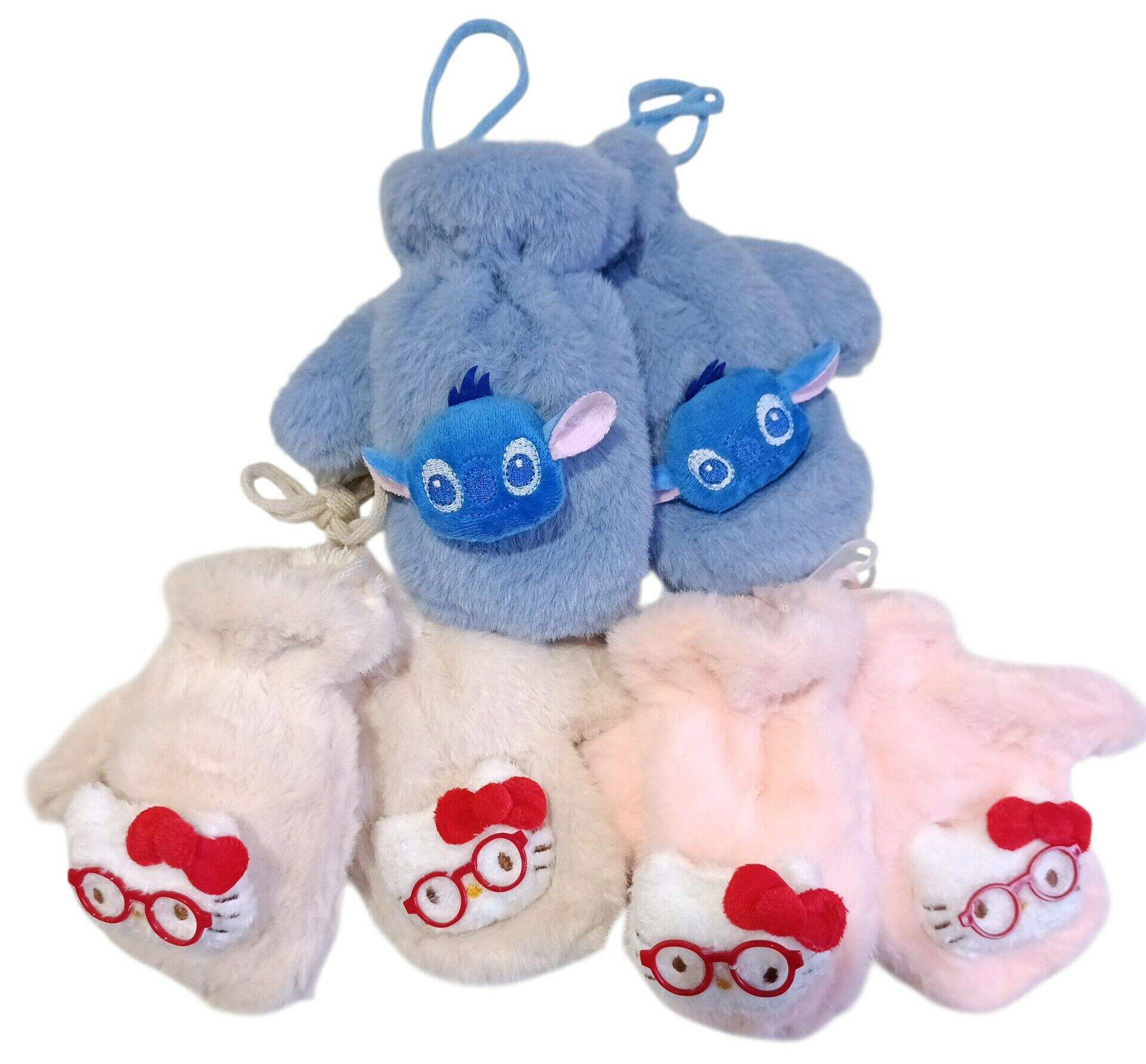GUANTE INFANTIL PERSONAJE kitty con lentes stitch 360u