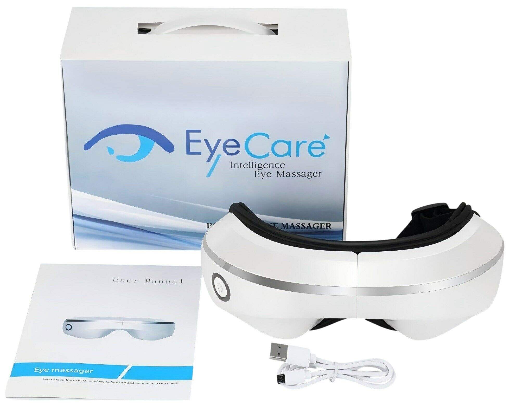 MASAJEADOR ELECTRICO DE OJOS CON VIBRACION Y CALOR EYE CARE 30u