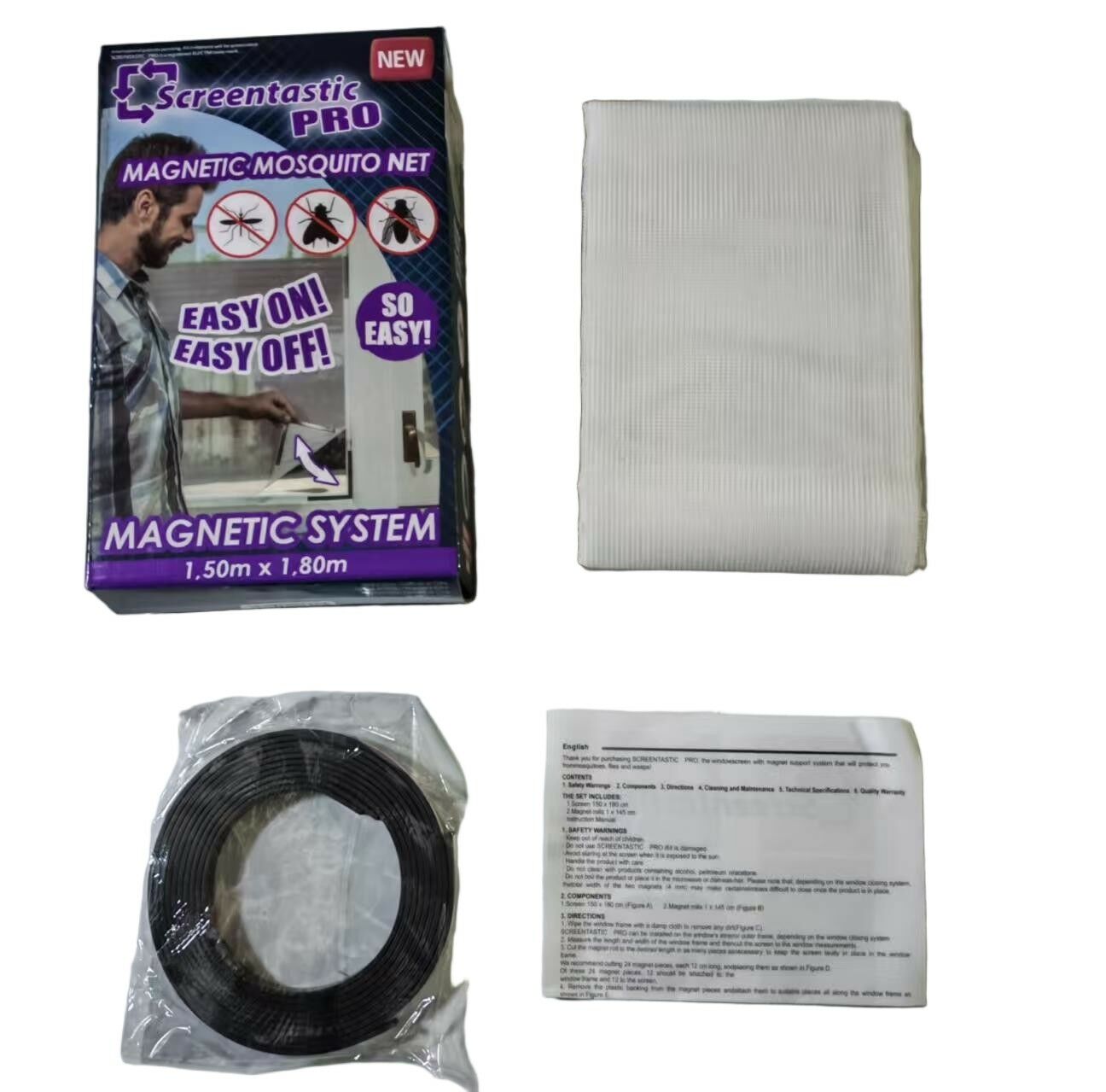 MALLA CORTINA MOSQUETERA 100u