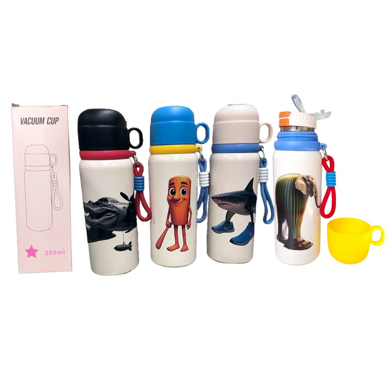BOTELLA DE AGUA BRAINROT 550ml 60u
