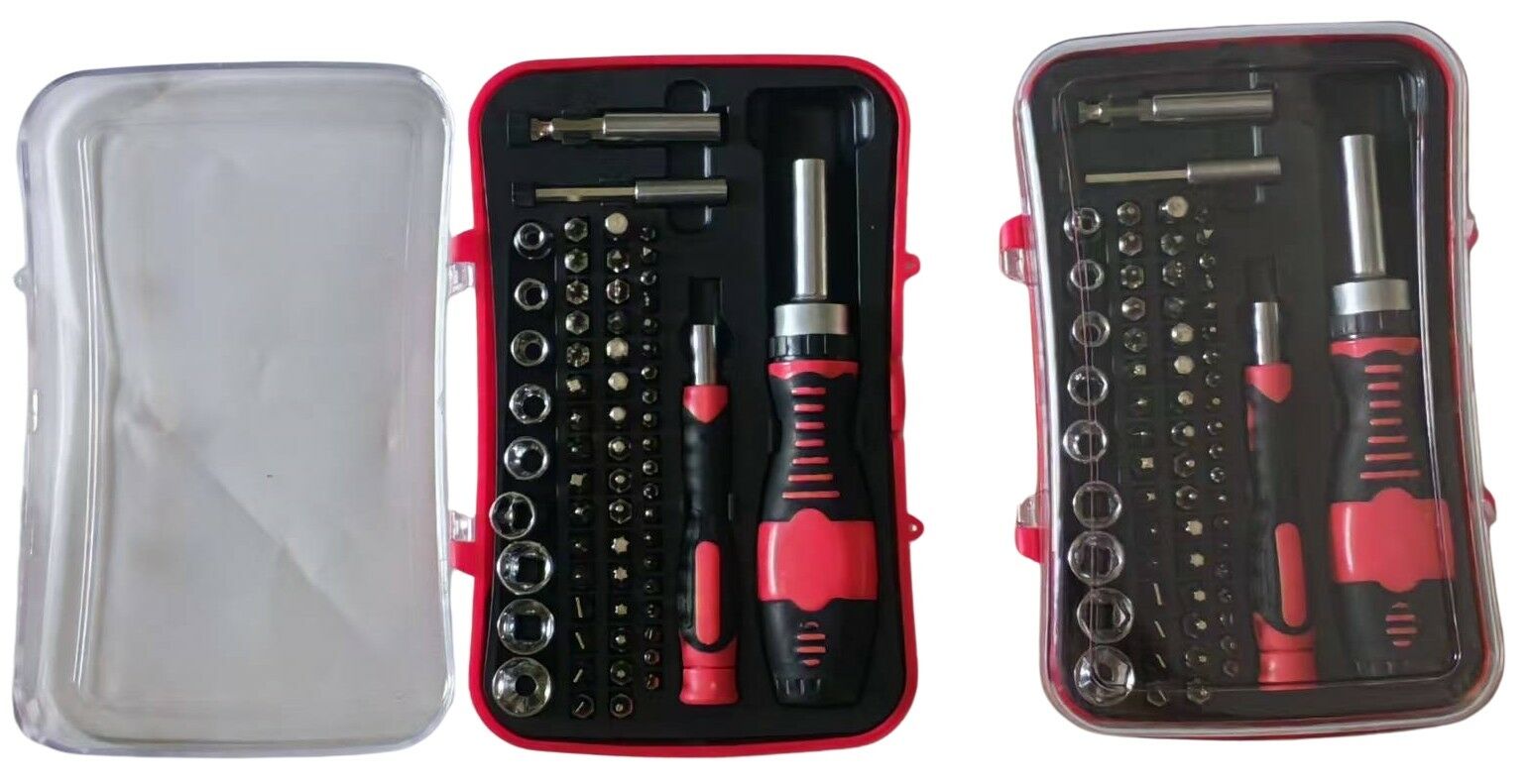 KIT DESTORNILLADOR KZ-C031 PUNTAS TUBOS x65pcs 24u