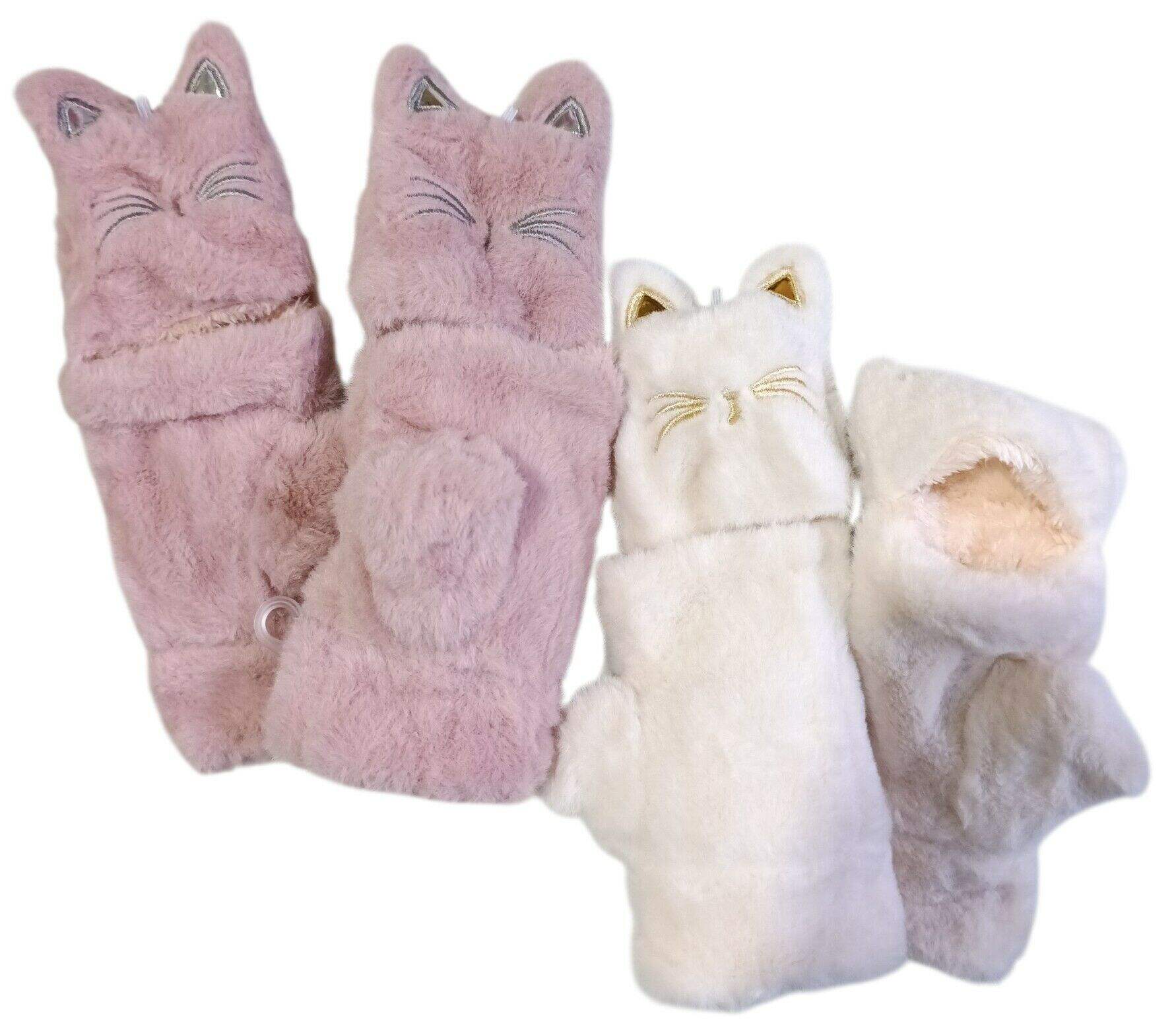 GUANTE ABATIBLE MEDIO DEDO GRUESO CALIDO GATO 360u