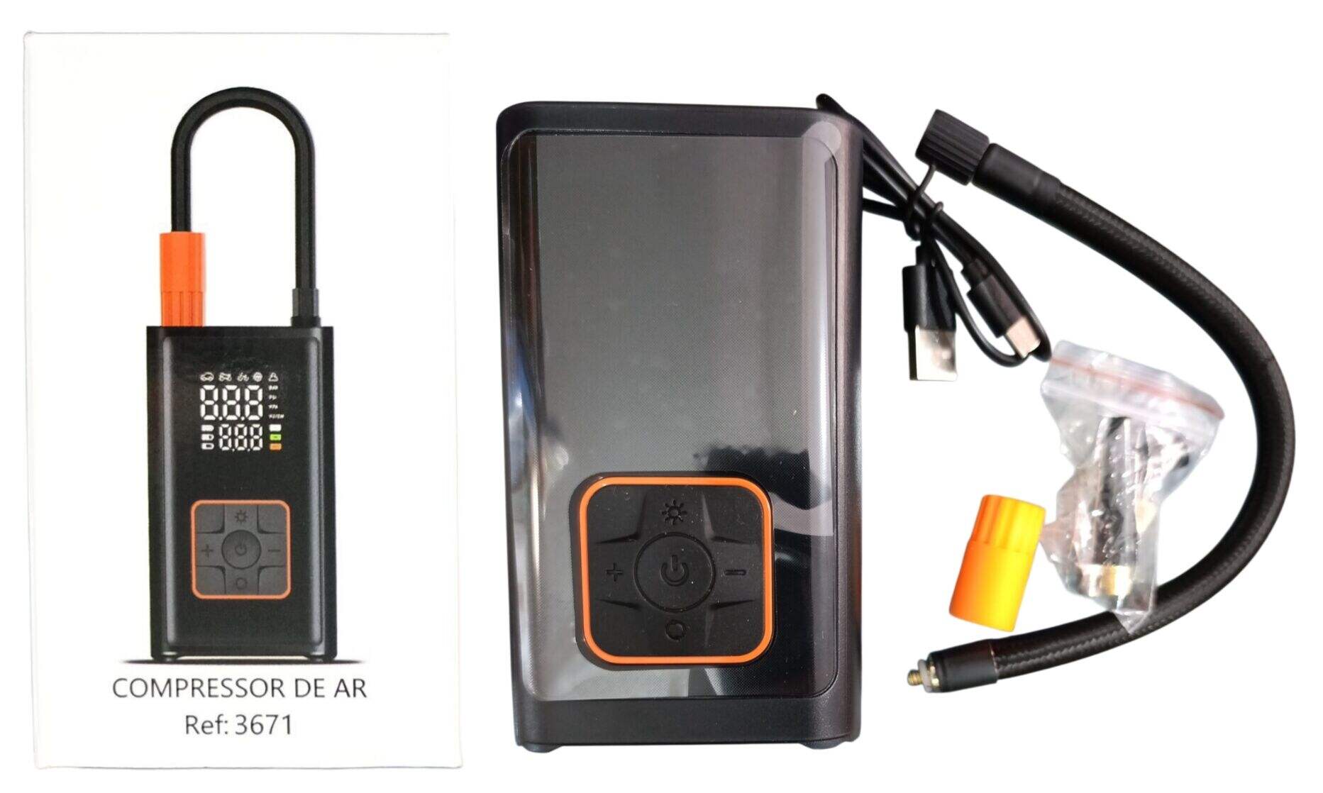 AIRE COMPRESOR INFLADOR CZK-5641C 3671 PORTATIL RECARGABLE 32u
